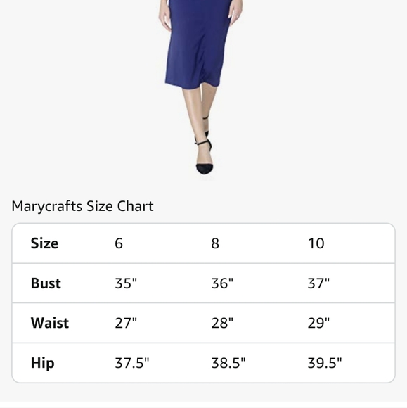 Marycrafts Square Neck Midi Sheath Dress - Picture 6 of 6